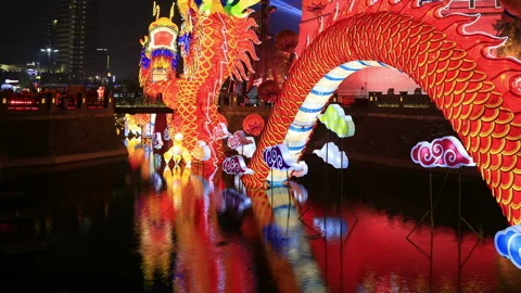Xian city Video stock 104406718