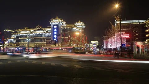 Xian city 库存影片 104407718