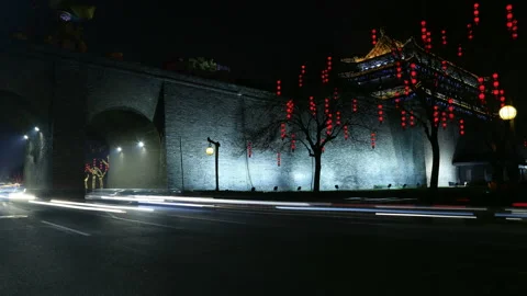Xian city 库存影片 104407738