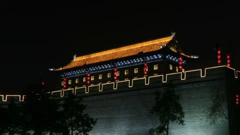 Xian city 库存影片 104407796