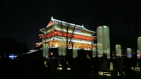 Xian city Video stock 104408333
