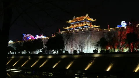 Xian city 库存影片 104408639