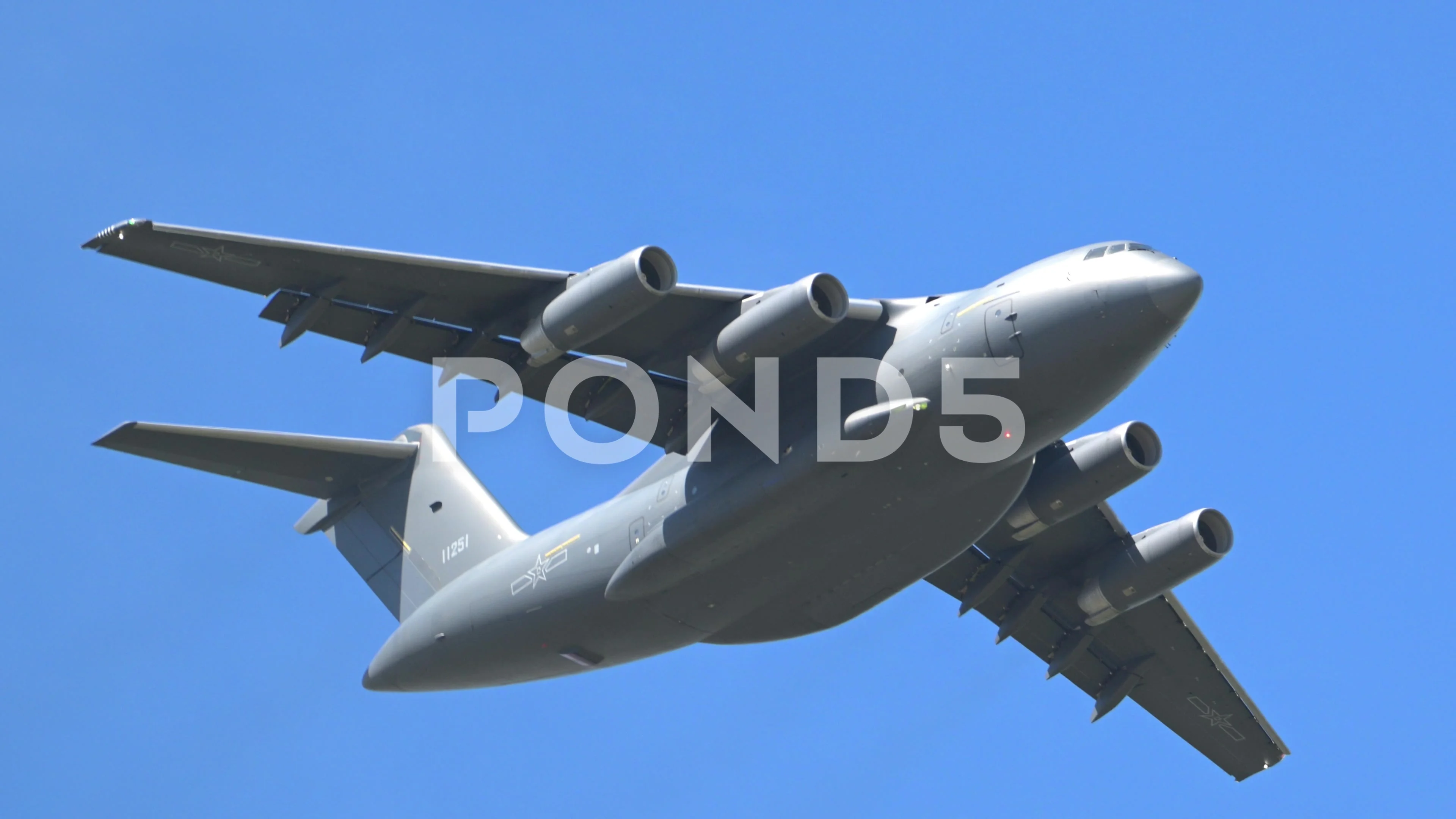 Xian Y-20 Transport Aircraft at Chinese Stock Video Pond5