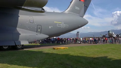 Xian Y-20A China Air Force airplane Stock Video Pond5