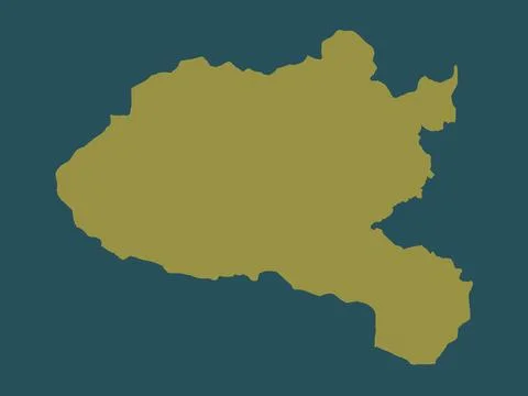 Xiangkhoang, Laos. Solid color shape Stock Illustration