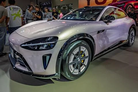 Xiaomi Auto Makes its Debut at the 23rd China Changchun Auto Expo Fotos de archivo
