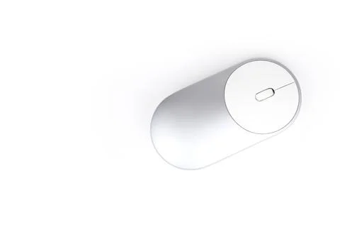 Xiaomi MiMouse on white isolated background with copy sspace. Top view Stock-Fotos
