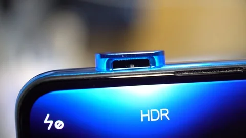 Xiaomi Smartphone Pop Up Camera Moving, 2019 Stock Footage 122108825