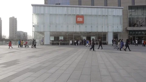 Xiaomi store in China Stock Footage 102253363
