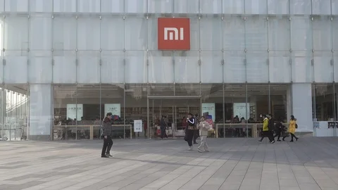 Xiaomi store in China Stock Footage 102253374