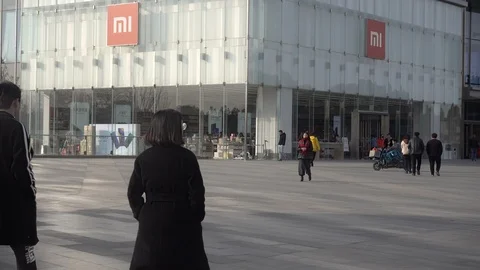 Xiaomi store in China Stock Footage 102255662