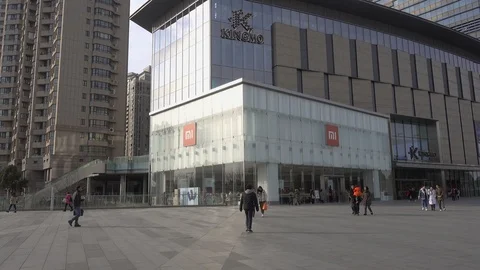 Xiaomi store in China Stock Footage 102255757