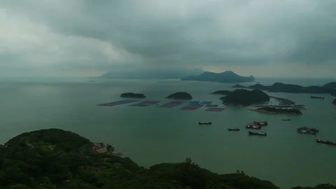 Xiapu beach time lapse Stock Footage 168105646