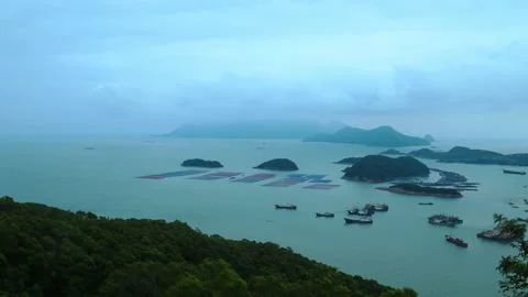 Xiapu beach time lapse Stock Footage 168106209
