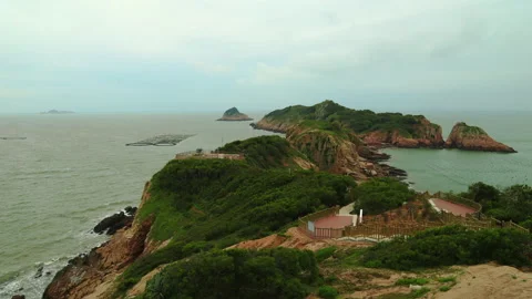 Xiawei island time lapse Stock Footage 168106768