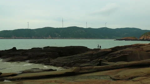 Xiawei island time lapse Stock-Footage 168107329