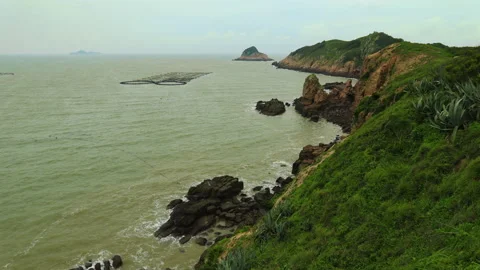 Xiawei island time lapse 库存影片 168107872