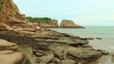 Xiawei island time lapse Stock Footage 168108822