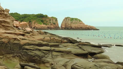 Xiawei island time lapse Stock Footage 168108942