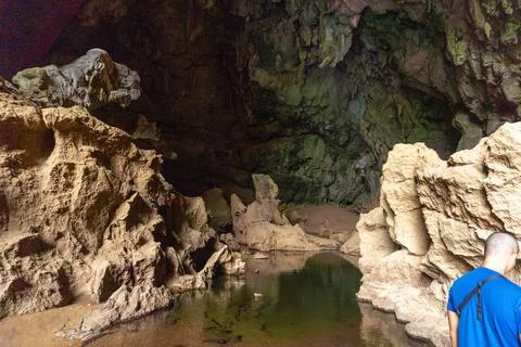 Xien Lap cave, Thakhek loop, Laos Stock Photos