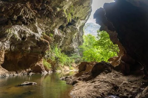 Xien Lap cave, Thakhek loop, Laos Stock Photos