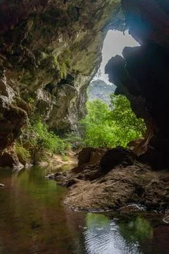 Xien Lap cave, Thakhek loop, Laos Stock Photos