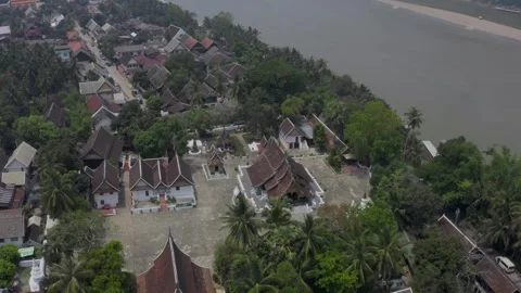 Xieng tong temple Video stock 252704489