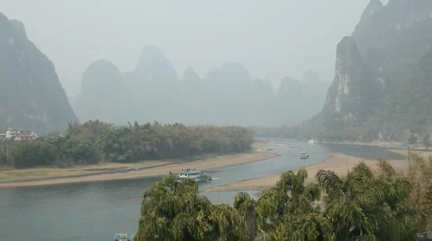 Xingping village Stock Footage 2591087