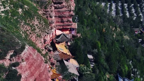 XINING, 12th, 2025: Drone shot of  central residential neighborhood of Xining, Stock Footage 325131396