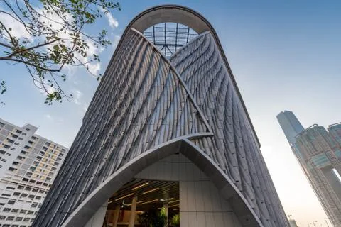 Xiqu Centre, a world-class arts venue for xiqu or Chinese opera Stock Photos