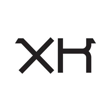 Xk initial letter vector logo icon Stock Illustration