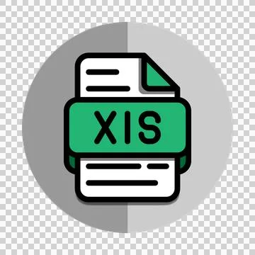 Xls files flat icon. symbol document spreadsheet icons.  イラスト素材