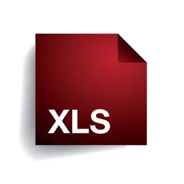 Xls folder icon Stock Illustration