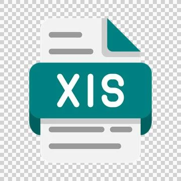 Xls (Microsoft Excel Spreadsheet) Stock Illustration