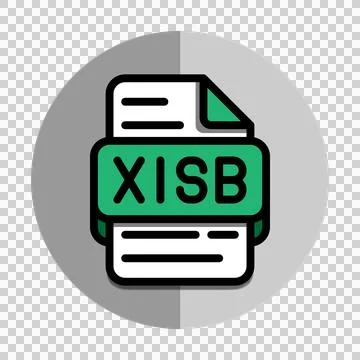 Xlsb file flat icon. spreadsheet symbol document icons.  Stock Illustration