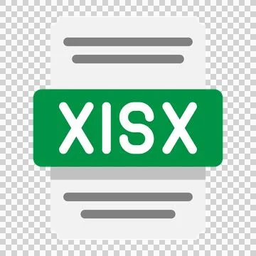 Xlsx spreadsheet file flat icons, suitable for website, ui and mobile app. Stock Illustration