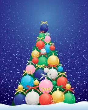 Xmas abstract Stock Illustration