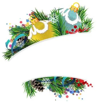 Xmas Balls Stock Illustration