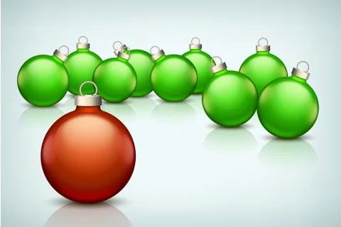 Xmas balls Stock Illustration