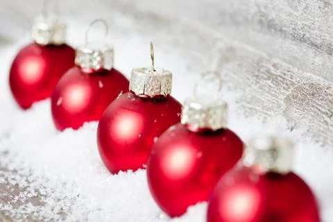 Xmas balls Stock Photos