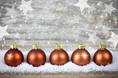 Xmas balls Stock Photos