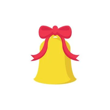 Xmas Bell Simple Illustrazione stock