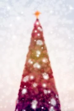 Xmas bokeh light pattern background Stock Illustration