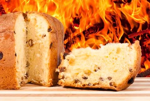 Xmas cake Stock Photos