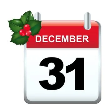 Xmas calendar Stock Illustration