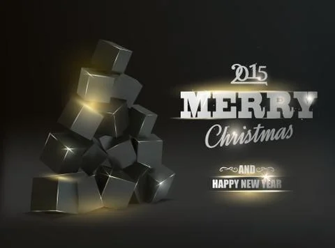 Xmas card. Stock Illustration