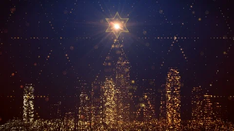 Xmas city Stock Footage 119793277