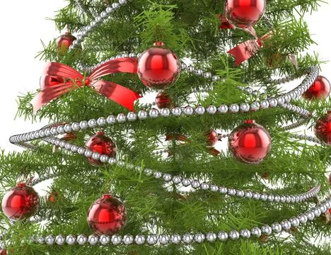 Xmas Decorations Bright Stock Illustration