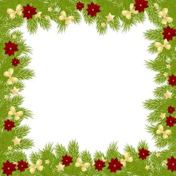 Xmas frame Stock Illustration