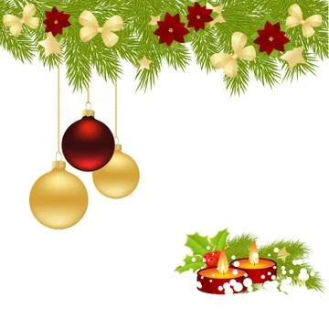 Xmas frame Stock Illustration